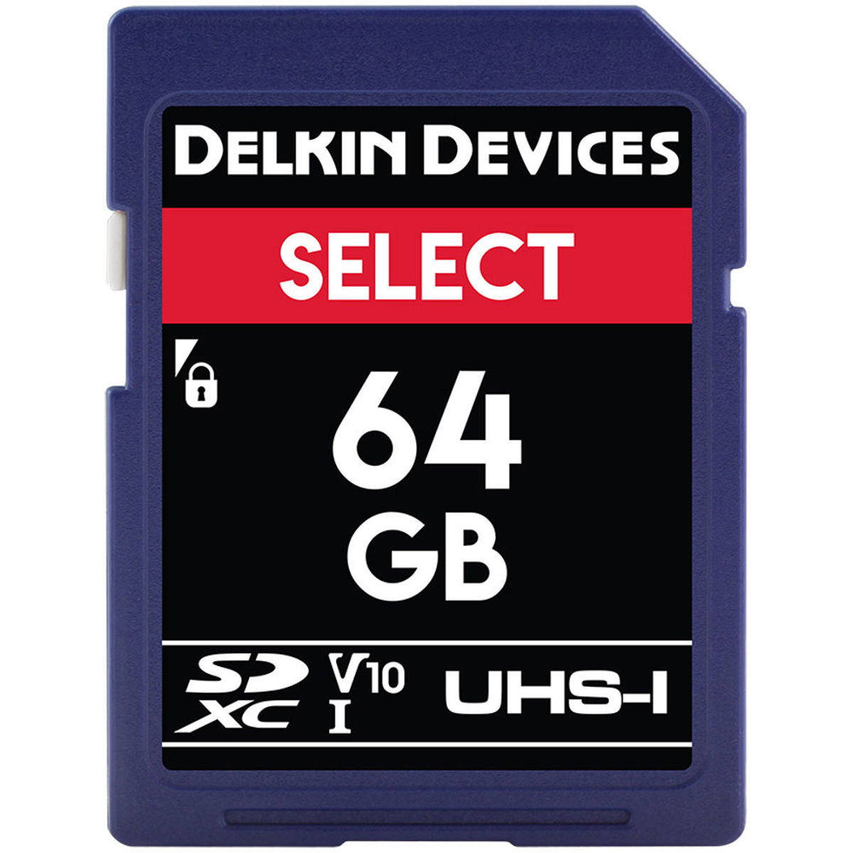 

Delkin Devices Select 64GB UHS-I Class 10 U1 V10 SDXC 266x Memory Card