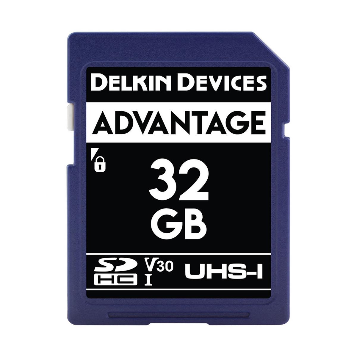 Карта памяти Delkin Devices Advantage 32 ГБ UHS-I Class 10 U3 V30 SDHC 633x