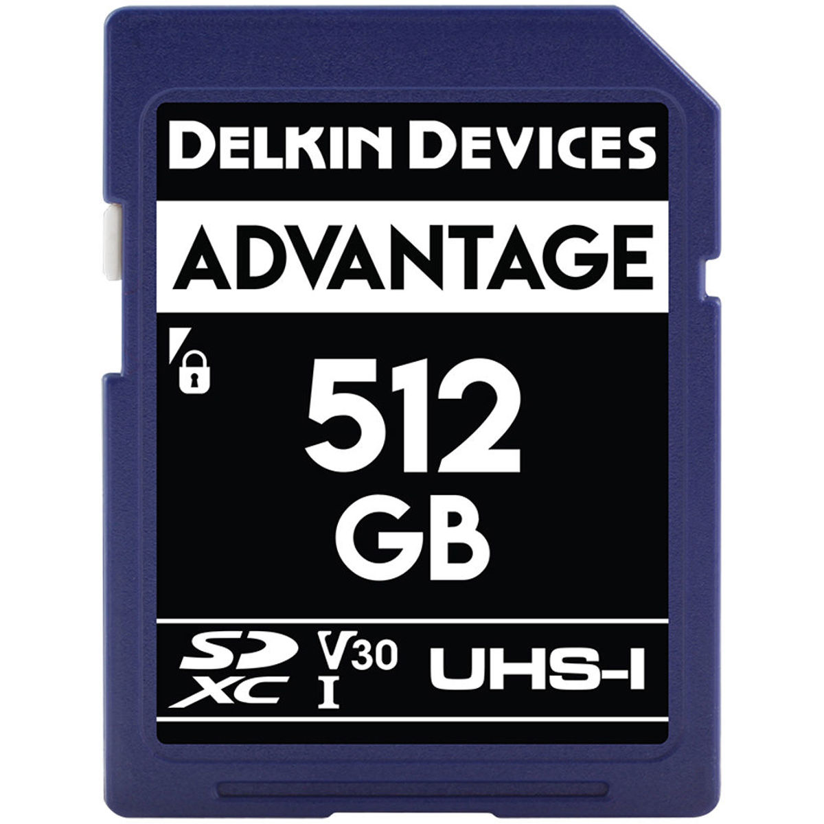 

Delkin Devices Advantage 512GB UHS-I Class 10 U3 V30 SDXC 633x Memory Card