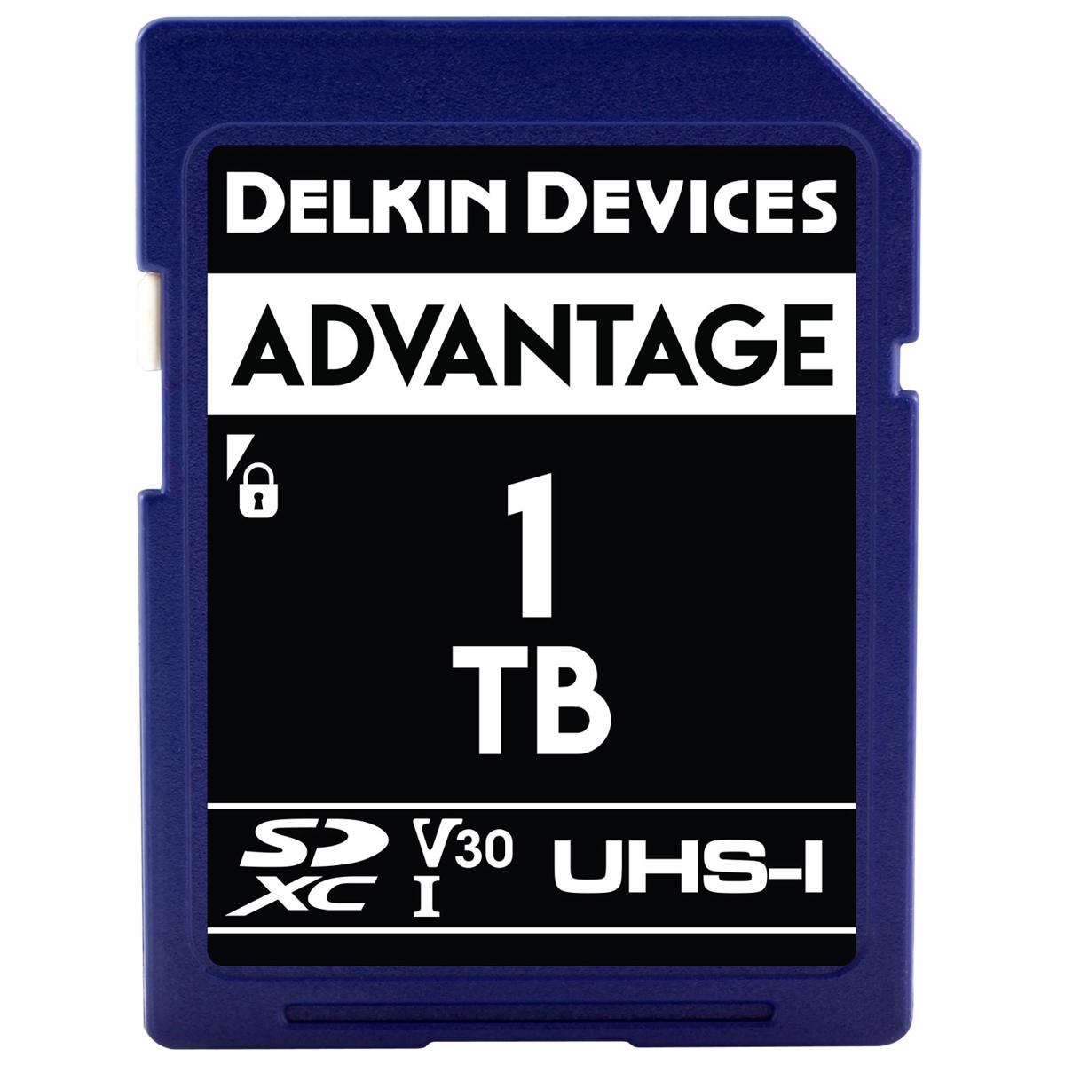 

Delkin Devices Advantage 1TB UHS-I Class 10 U3 V30 Memory Card