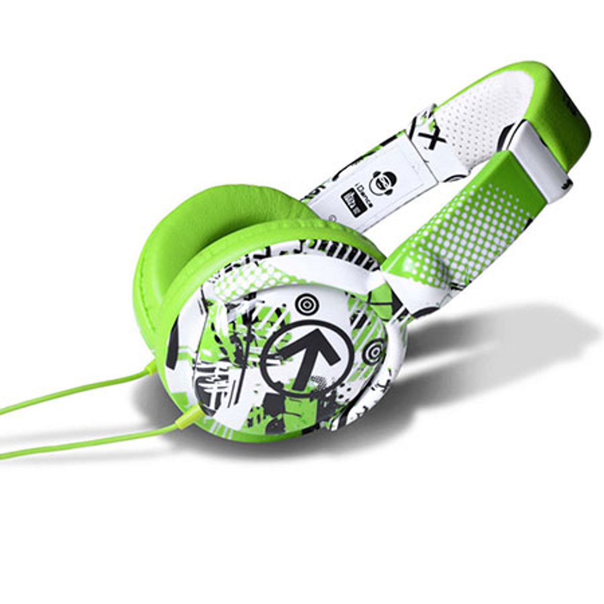 

IDANCE iDance Ibiza Stylish Lightweight Headphones with Inline Mic, Green