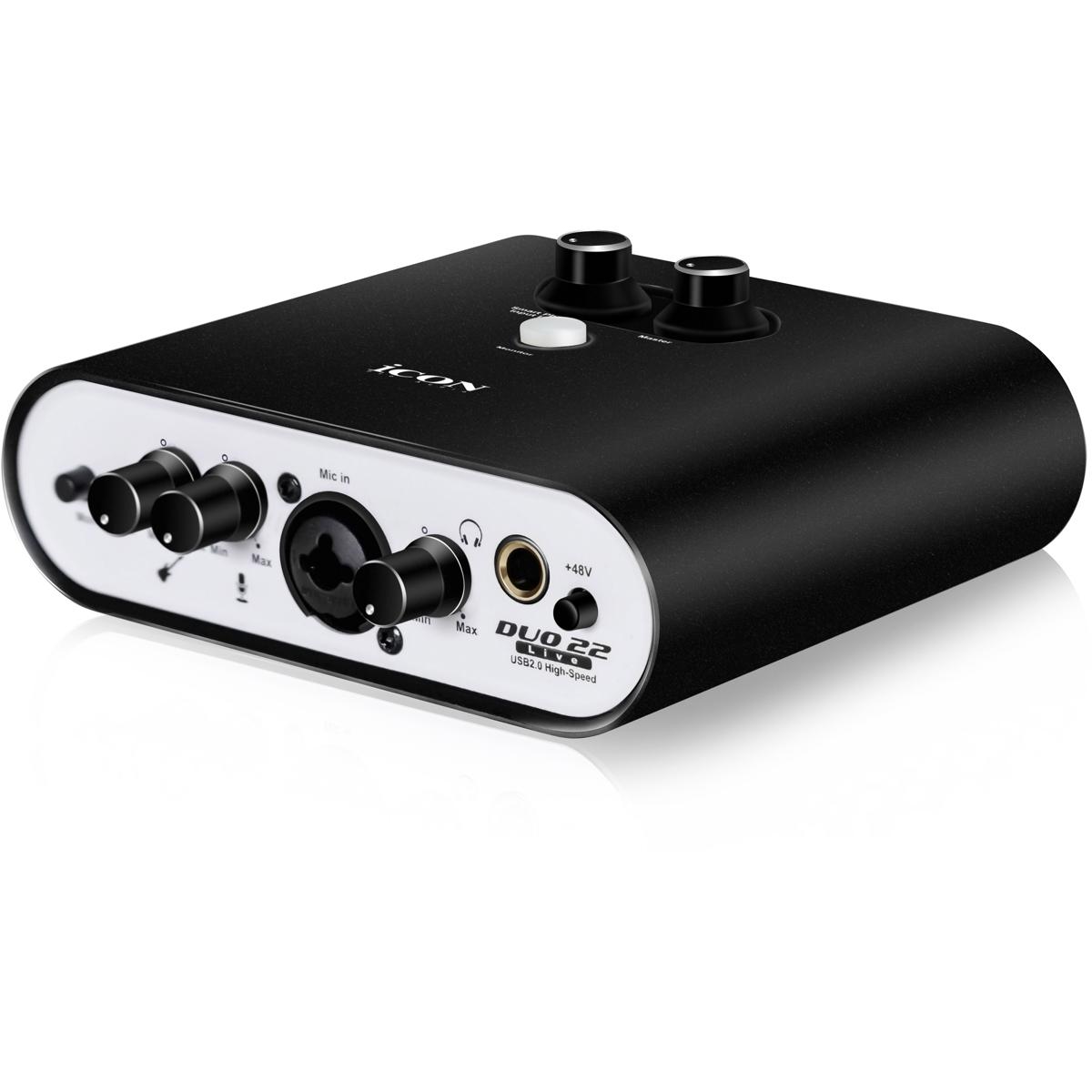 

ICON Digital Duo22 Live 2x2 Livestream USB 2.0 Audio Interface