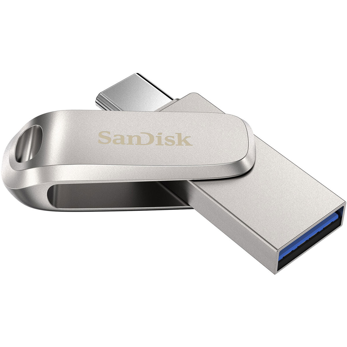 Флэш-накопитель SanDisk Ultra Dual Drive Luxe USB Type-C емкостью 128 ГБ #SDDDC4-128G-A46