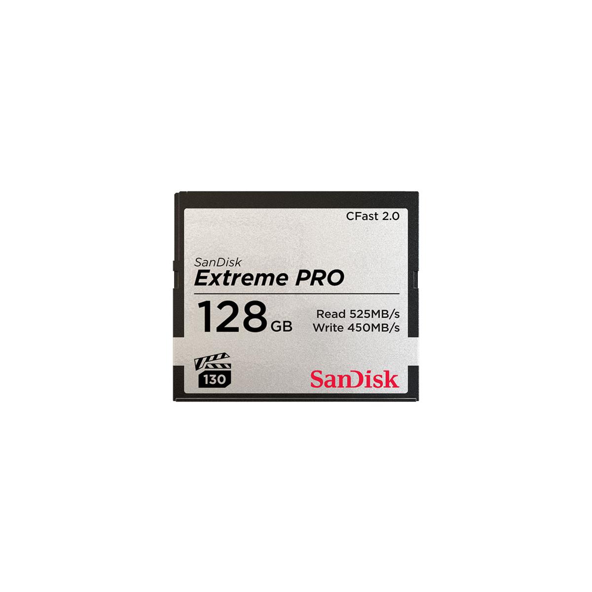 Image of SanDisk Extreme PRO 128GB CFast 2.0 Memory Card