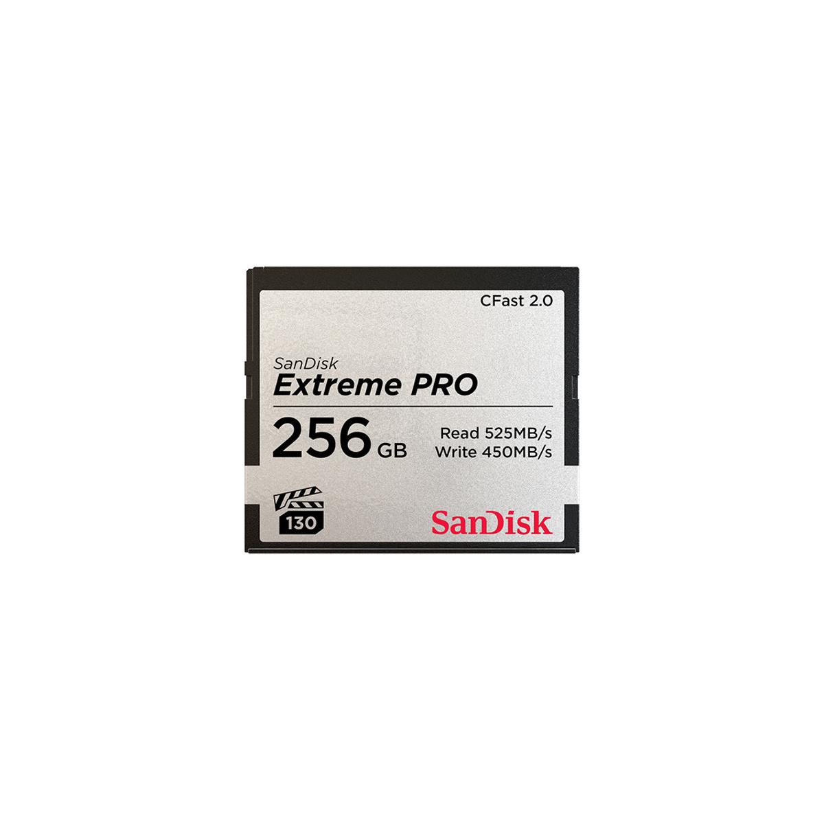 Image of SanDisk Extreme PRO 256GB CFast 2.0 Memory Card