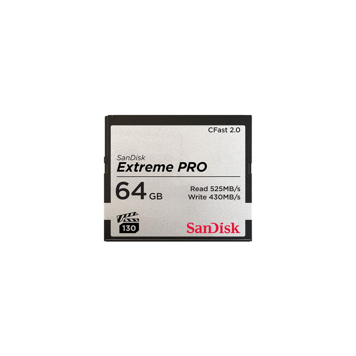 Image of SanDisk Extreme PRO 64GB CFast 2.0 Memory Card