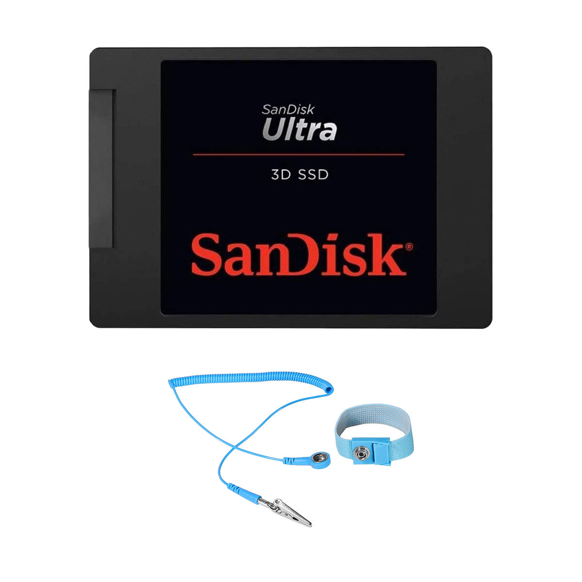 

SanDisk Ultra 3D 500GB SATA III 2.5" Internal SSD, w/6' Anti-Static Wrist Strap