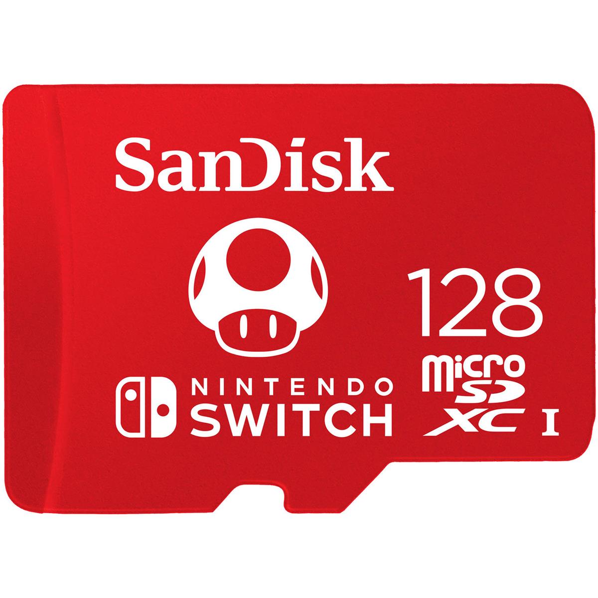 Карта памяти SanDisk 128 ГБ UHS-I microSDXC для Nintendo Switch