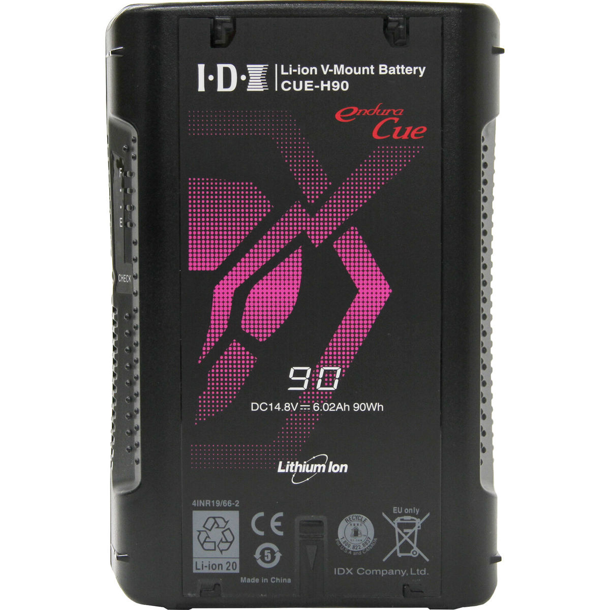 Image of IDX CUE-H90 90Wh Li-Ion V-Mount Battery with D-Tap