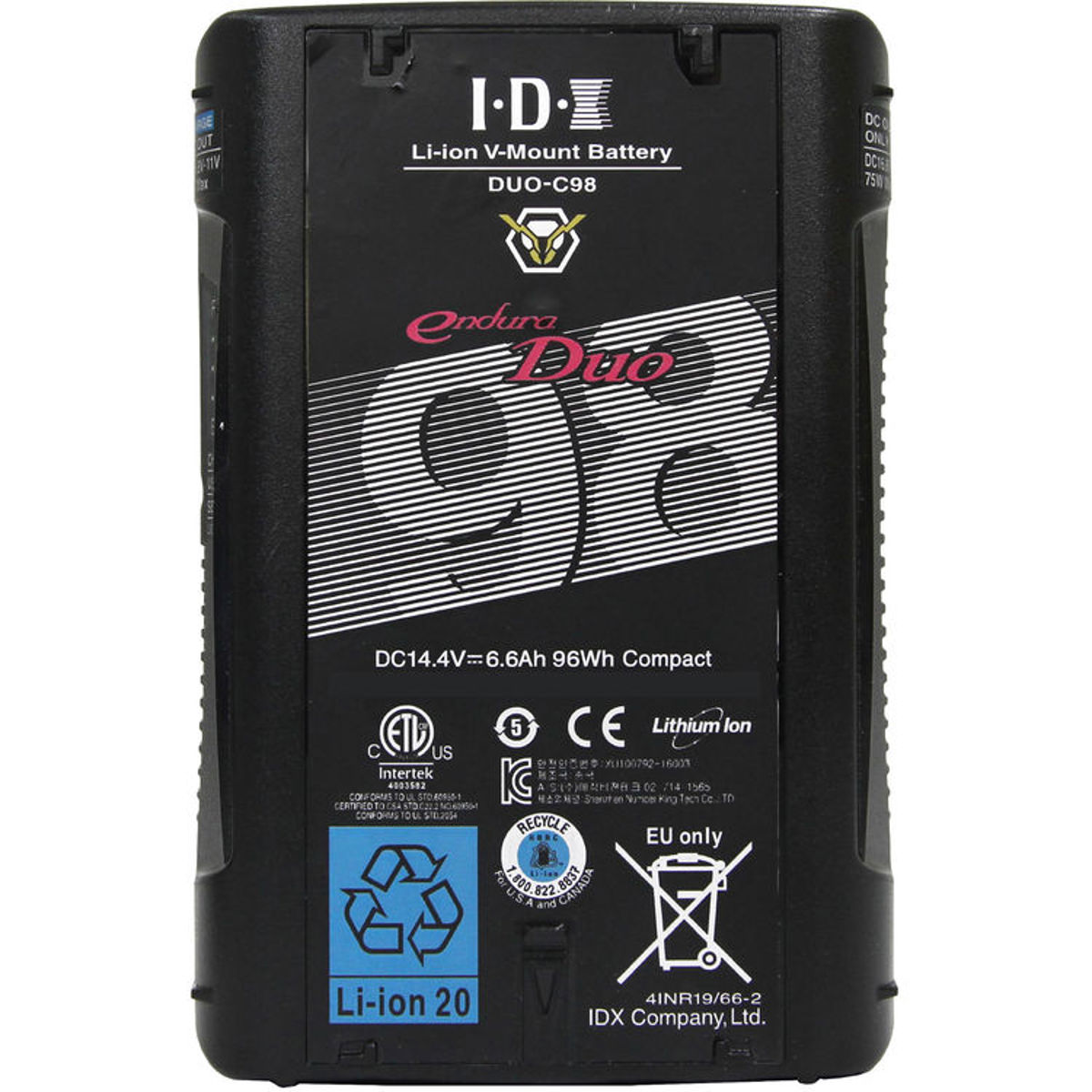 

IDX DUO-C98 96Wh High-Load Battery, D-Tap Advanced, Standard D-Tap & USB Port