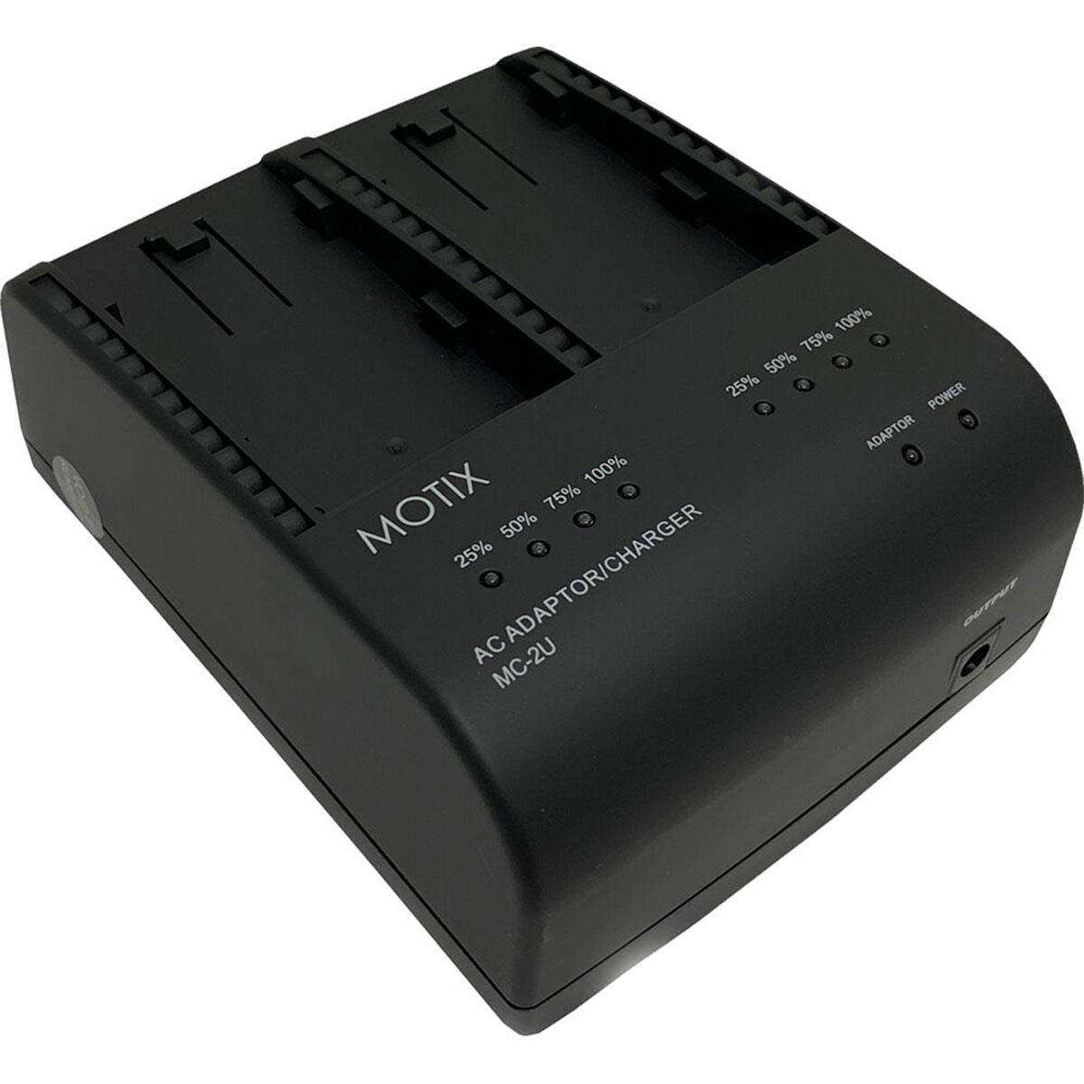 Image of IDX MC-2U dual channel charger for Sony BP-U type batteries