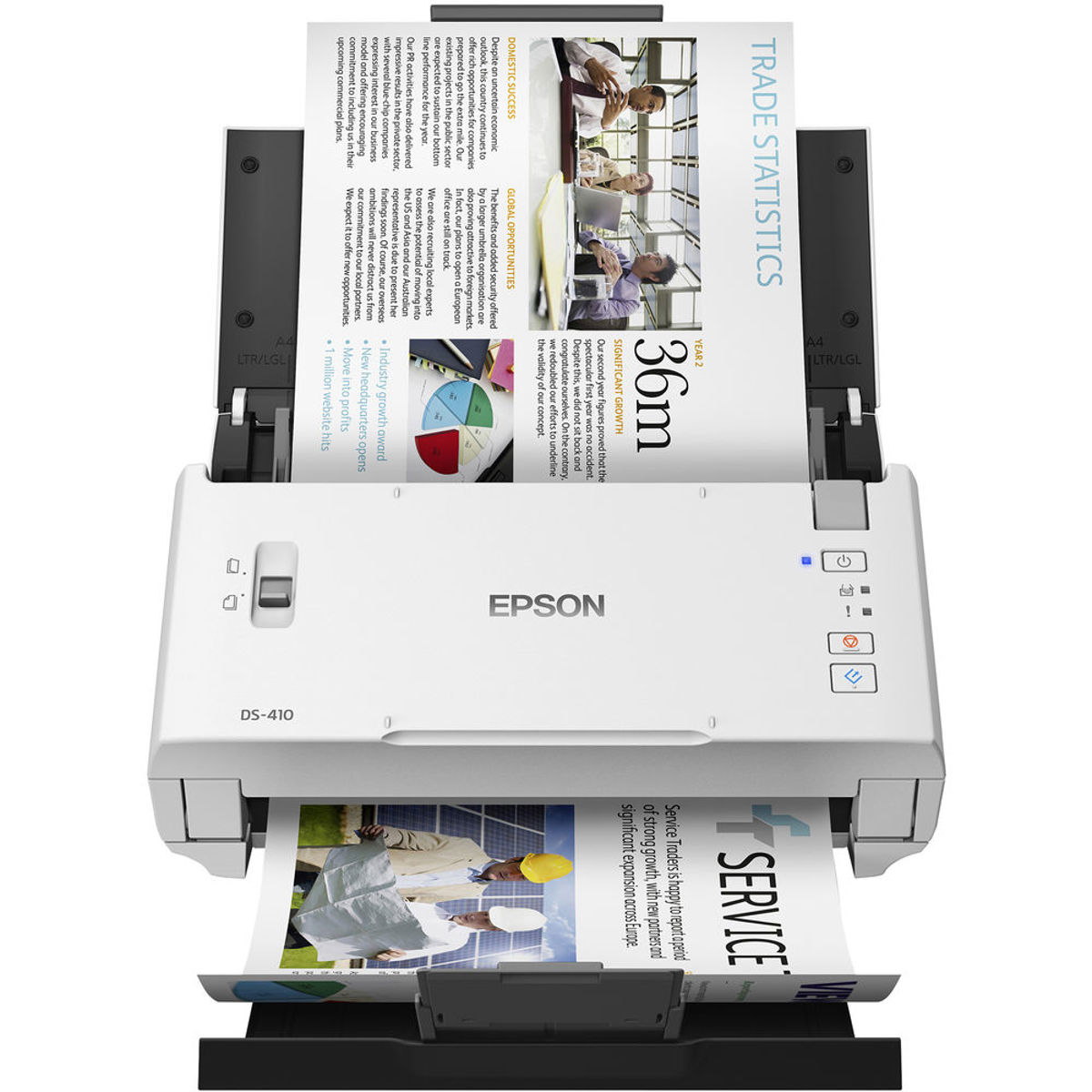 

Epson WorkForce DS-410 Document Scanner, 26 ppm/52 ipm