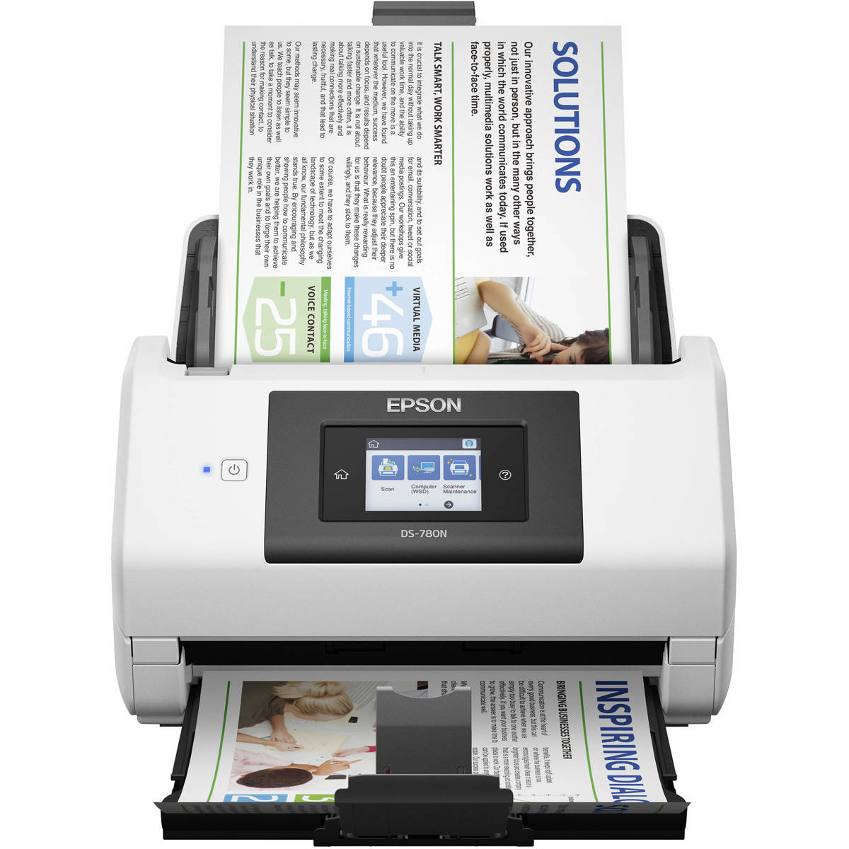 

Epson DS-780N Network Color Document Scanner, USB and Ethernet