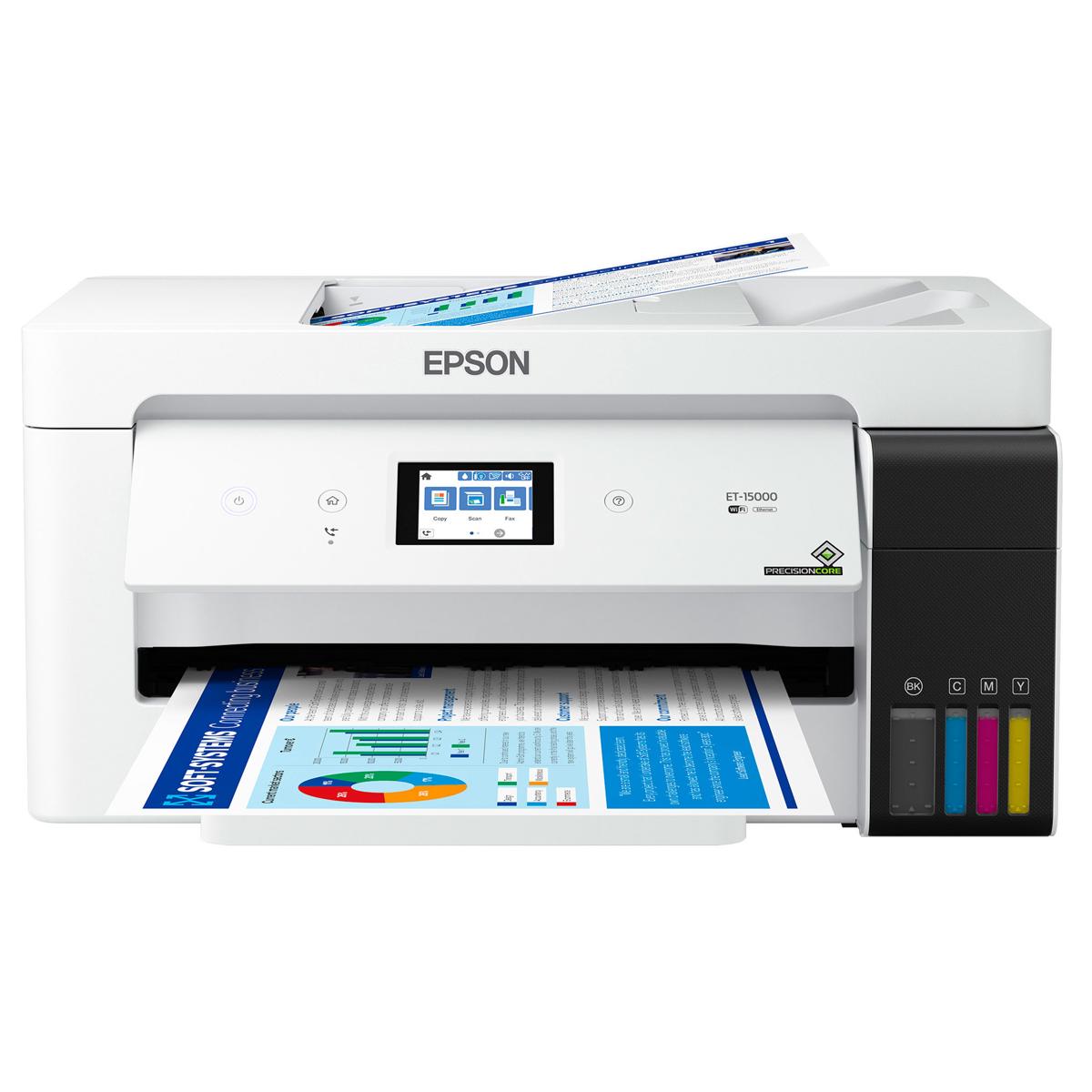 

Epson EcoTank ET-15000 Wireless AIO Cartridge-Free Supertank Inkjet Printer
