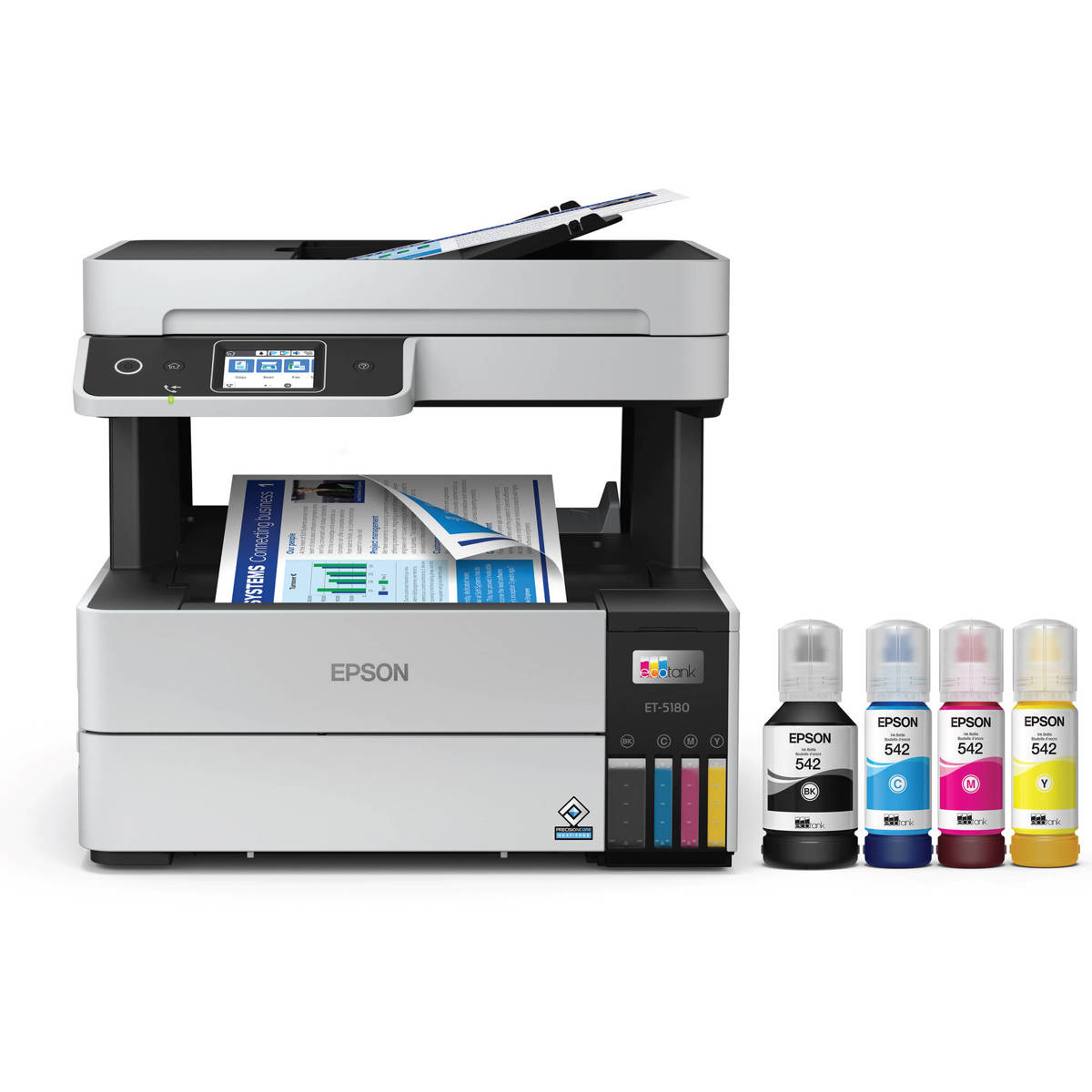 

Epson EcoTank Pro ET-5180 Wireless AIO Cartridge-Free Supertank Inkjet Printer