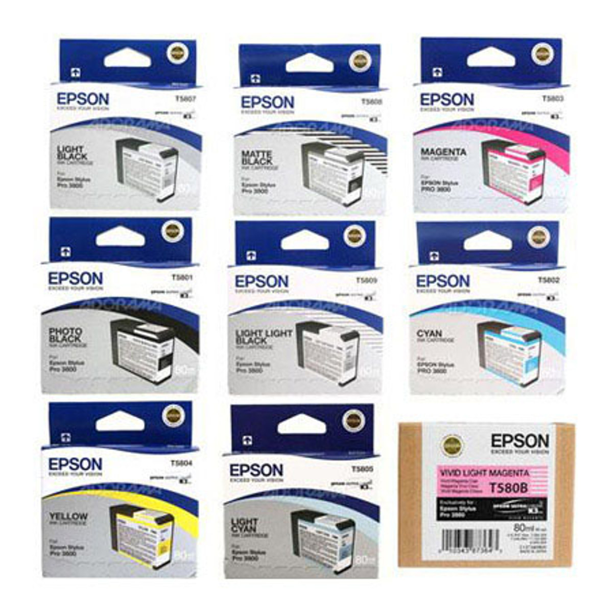 

Epson Complete Ink Cartridge Set for Epson 3880