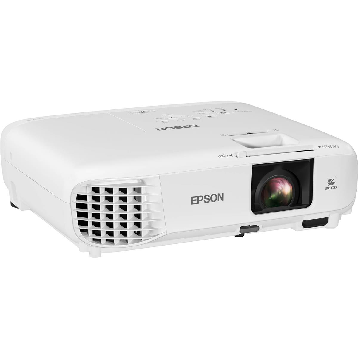 Image of Epson PowerLite 118 XGA 3LCD Classroom Projector with Dual HDMI Ports