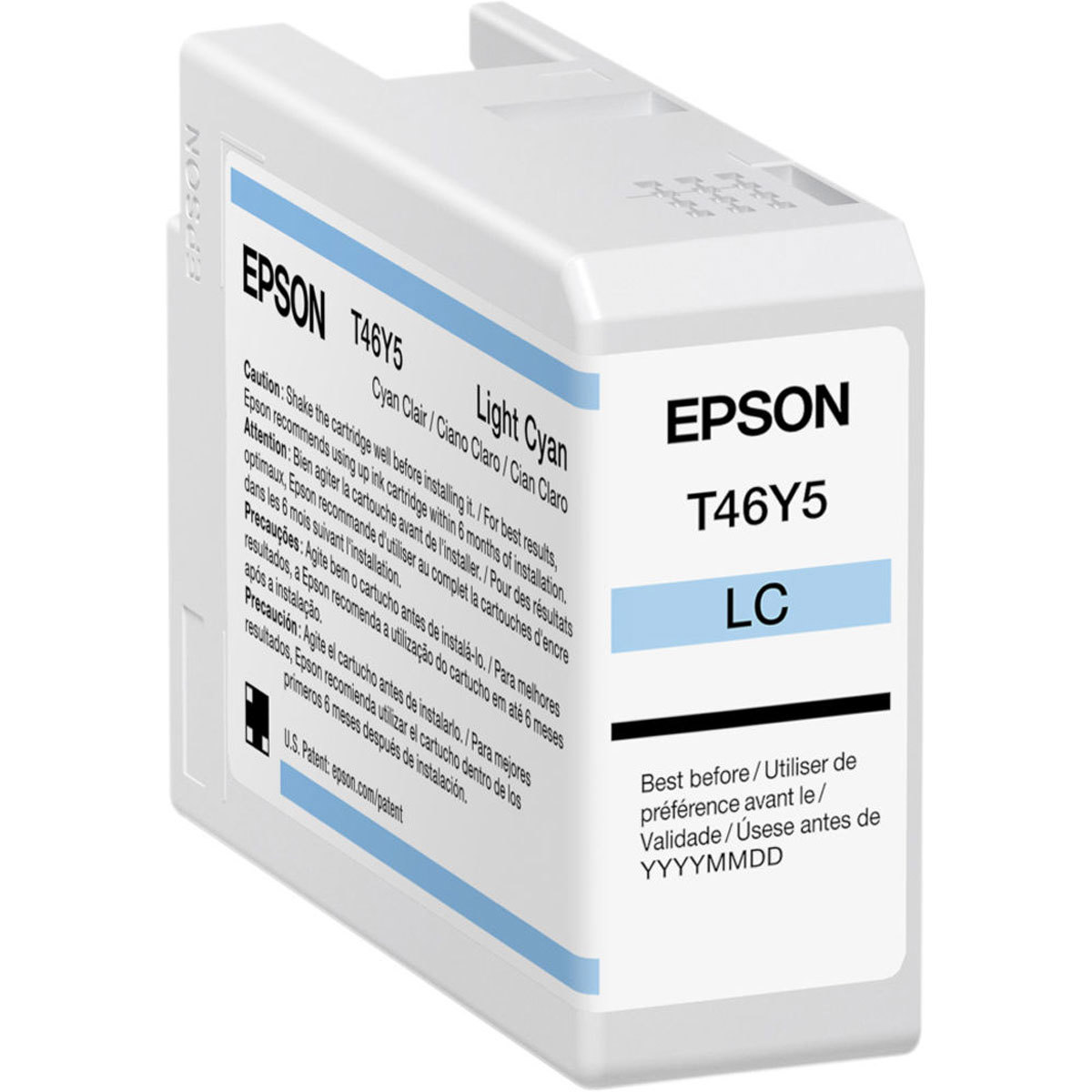 

Epson T46Y UltraChrome PRO10 Light Cyan Ink Cartridge for SureColor P900, 50ml