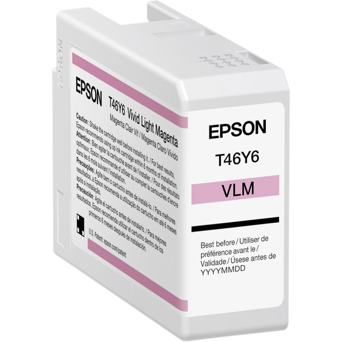 

Epson T46Y UltraChrome PRO10 Vivid Light Magenta Ink Cartridge for P900, 50ml
