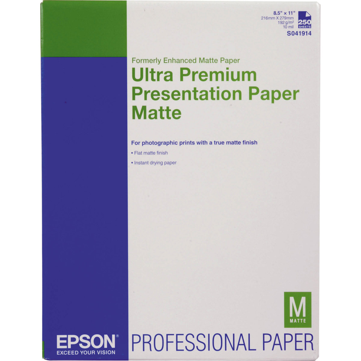Image of Epson S041914 Matte Ultra-Premium Photo Paper (8.5x11&quot;)