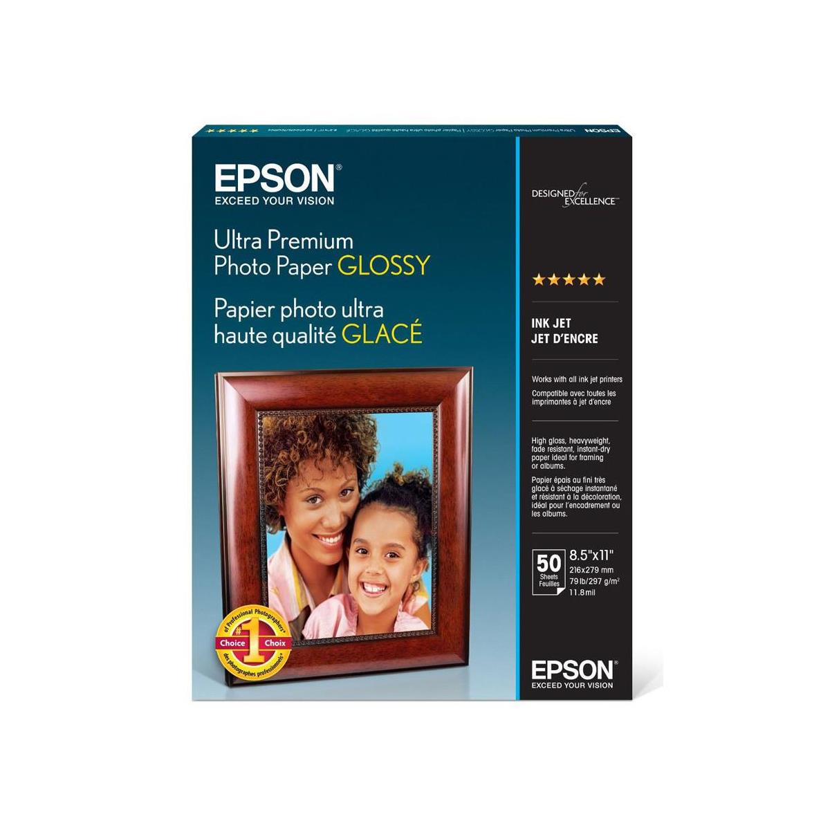 Image of Epson Heavy Weight Ultra Premium Glossy Photo Inkjet Paper