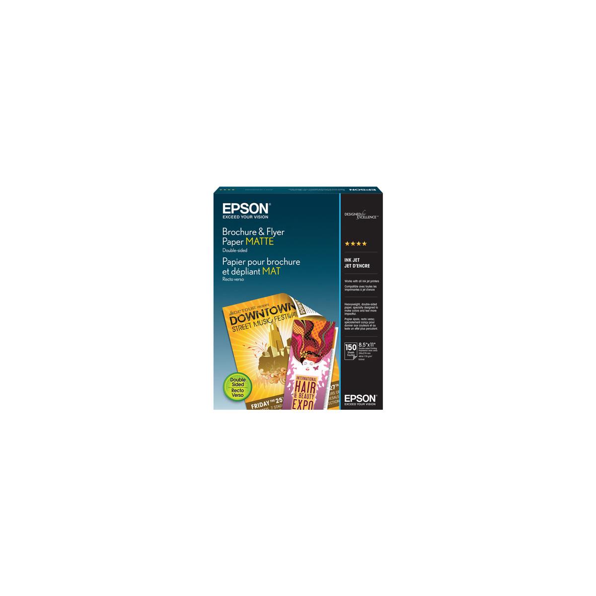 Image of Epson Brochure and Flyer Double Sided Matte Inkjet Paper