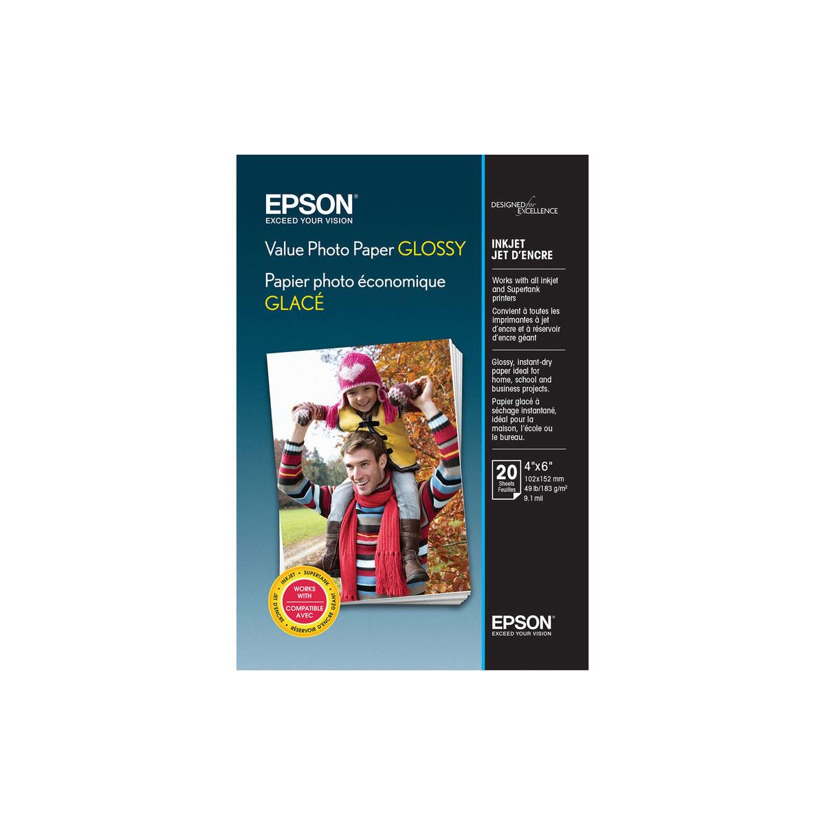 Image of Epson Glossy Photo Paper (4x6&quot;)