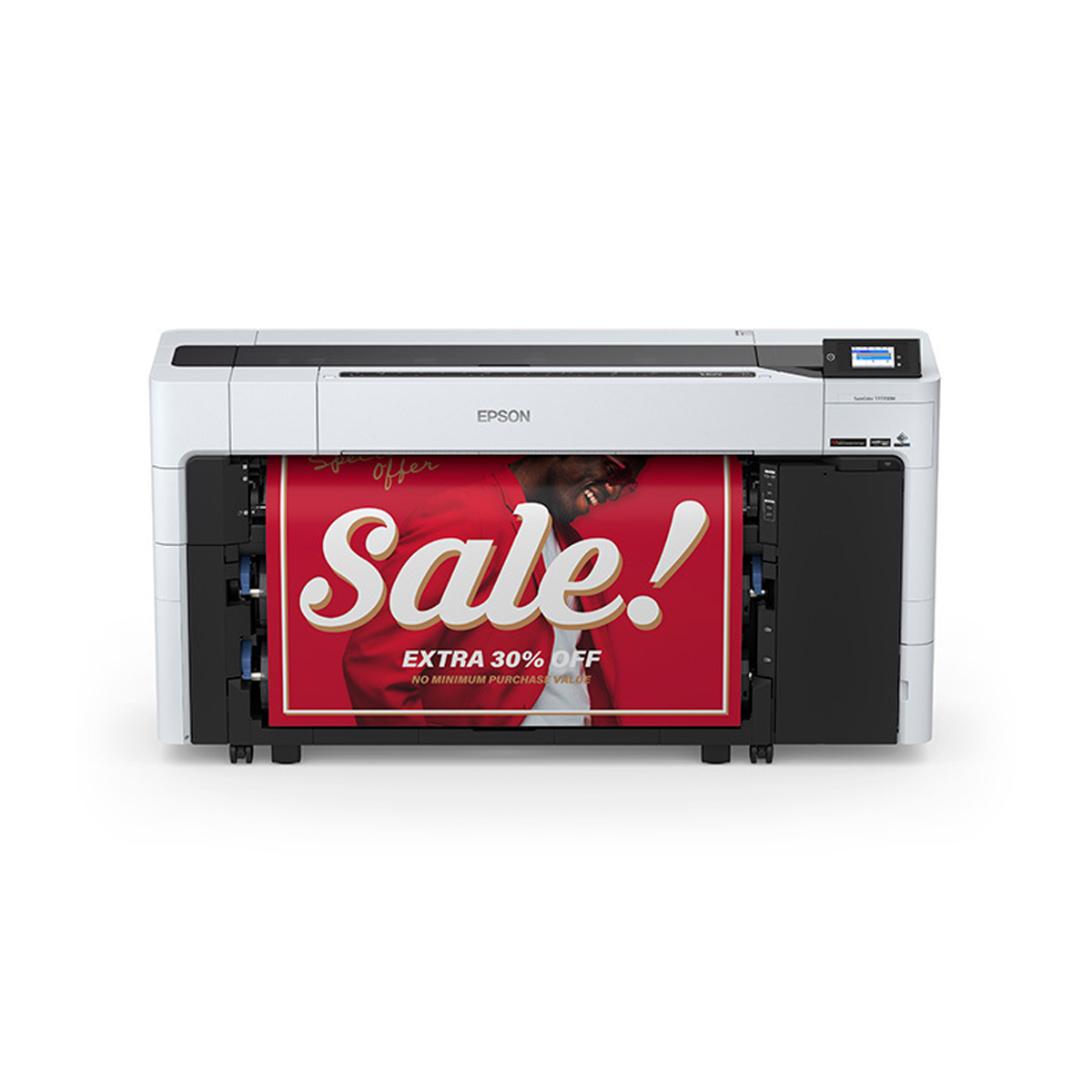 

Epson SureColor T7770DM 44" Wireless Color LF MFP Dual-Roll Inkjet Printer