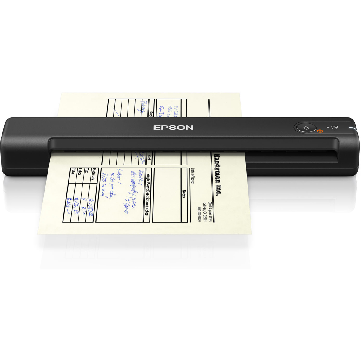 

Epson WorkForce ES-55R Portable Document Scanner, Accounting Edition, 10 ppm