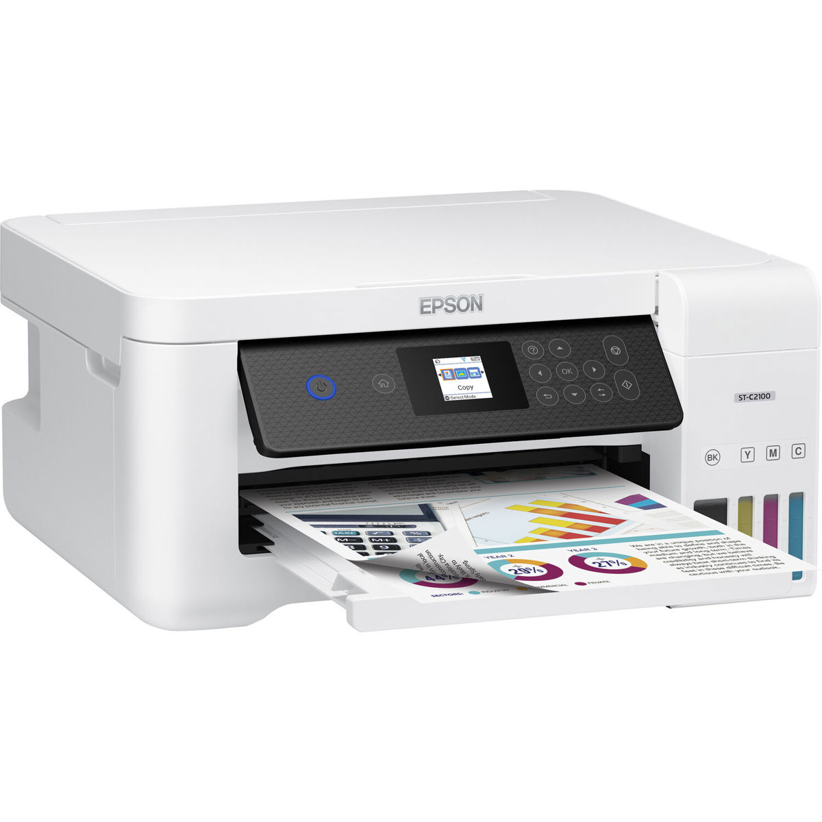 

Epson WorkForce ST-C2100 Wireless MFP Supertank Color Inkjet Printer