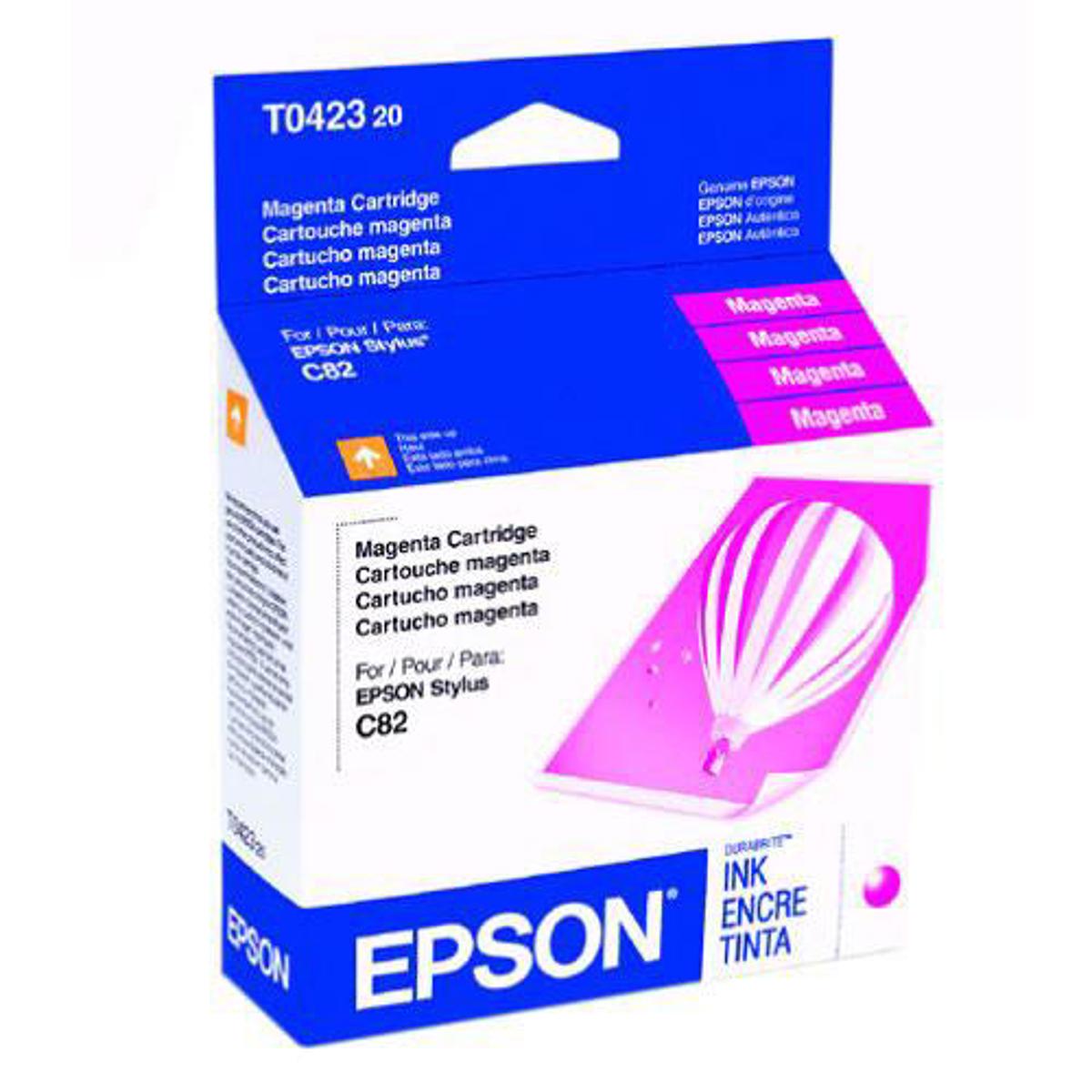 

Epson T042 DURABrite Magenta Pigment Cartridge w/ Sensormatic Sensor Tag for C82