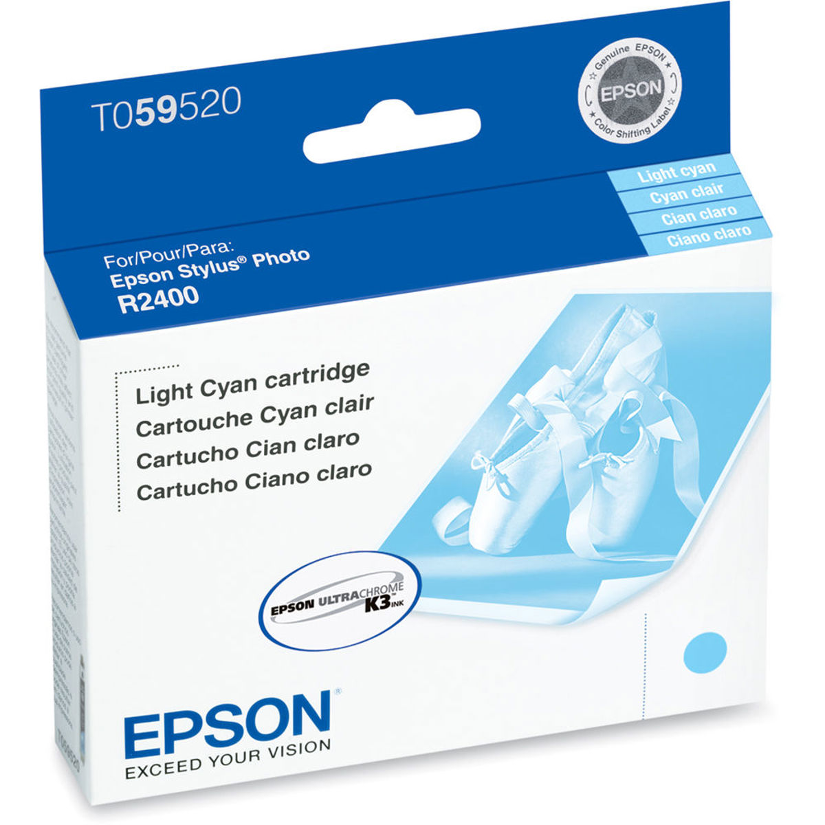 

Epson T059520 Light Cyan Cartridge for Stylus R2400