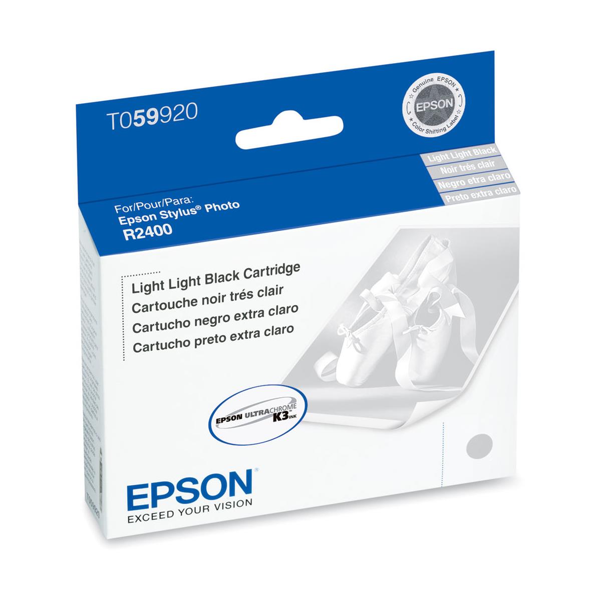 Image of Epson T059920 Light - Light Black Cartridge for R2400