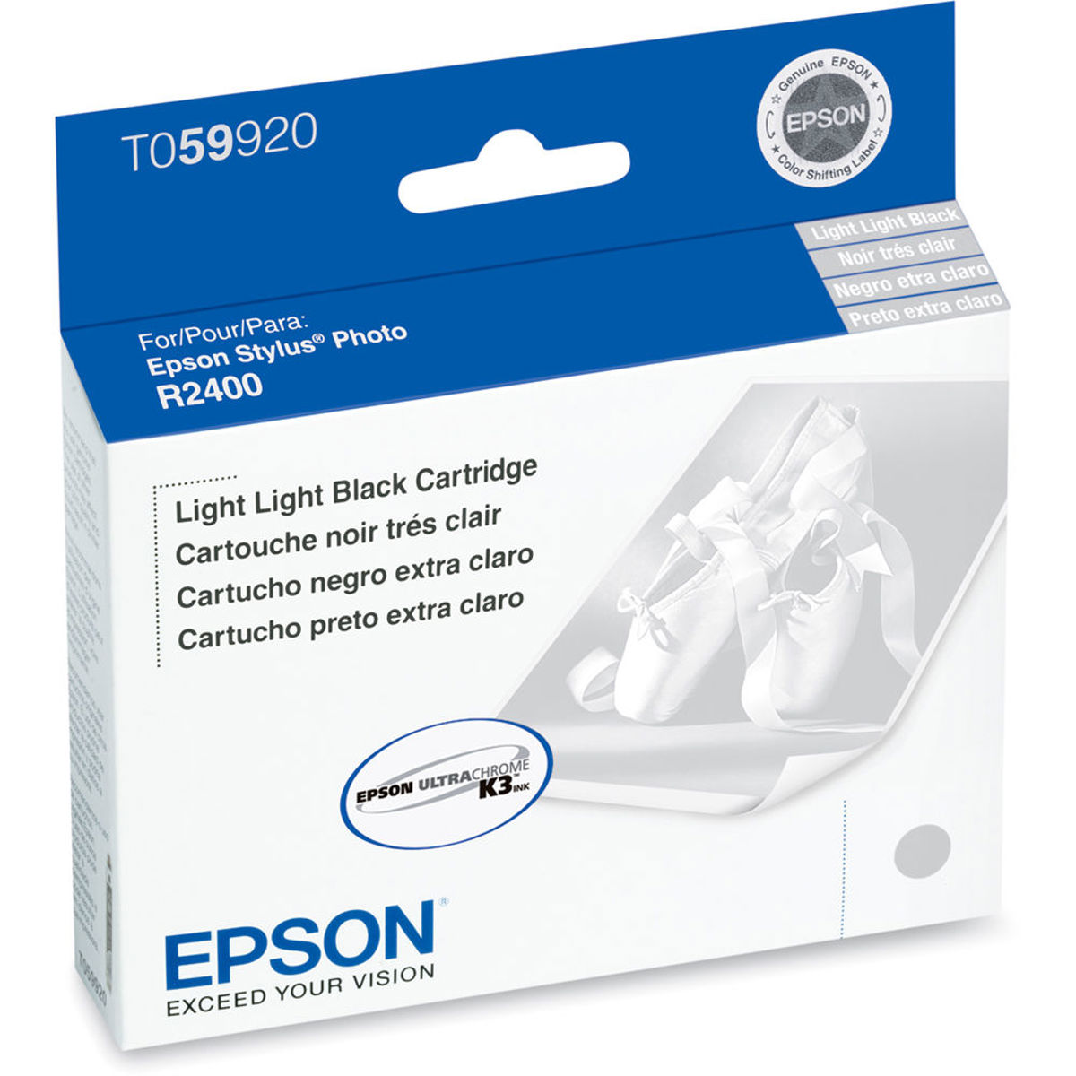 Image of Epson T059920 Light - Light Black Cartridge for R2400