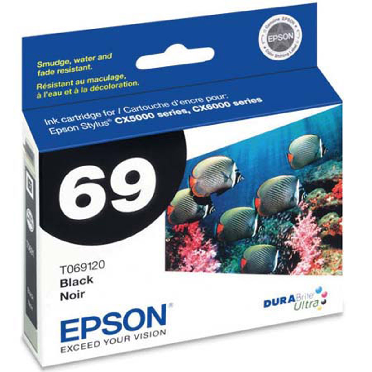 

Epson DURABrite Ultra Black Ink Cartridge for Stylus All-In-One Inkjet Printers