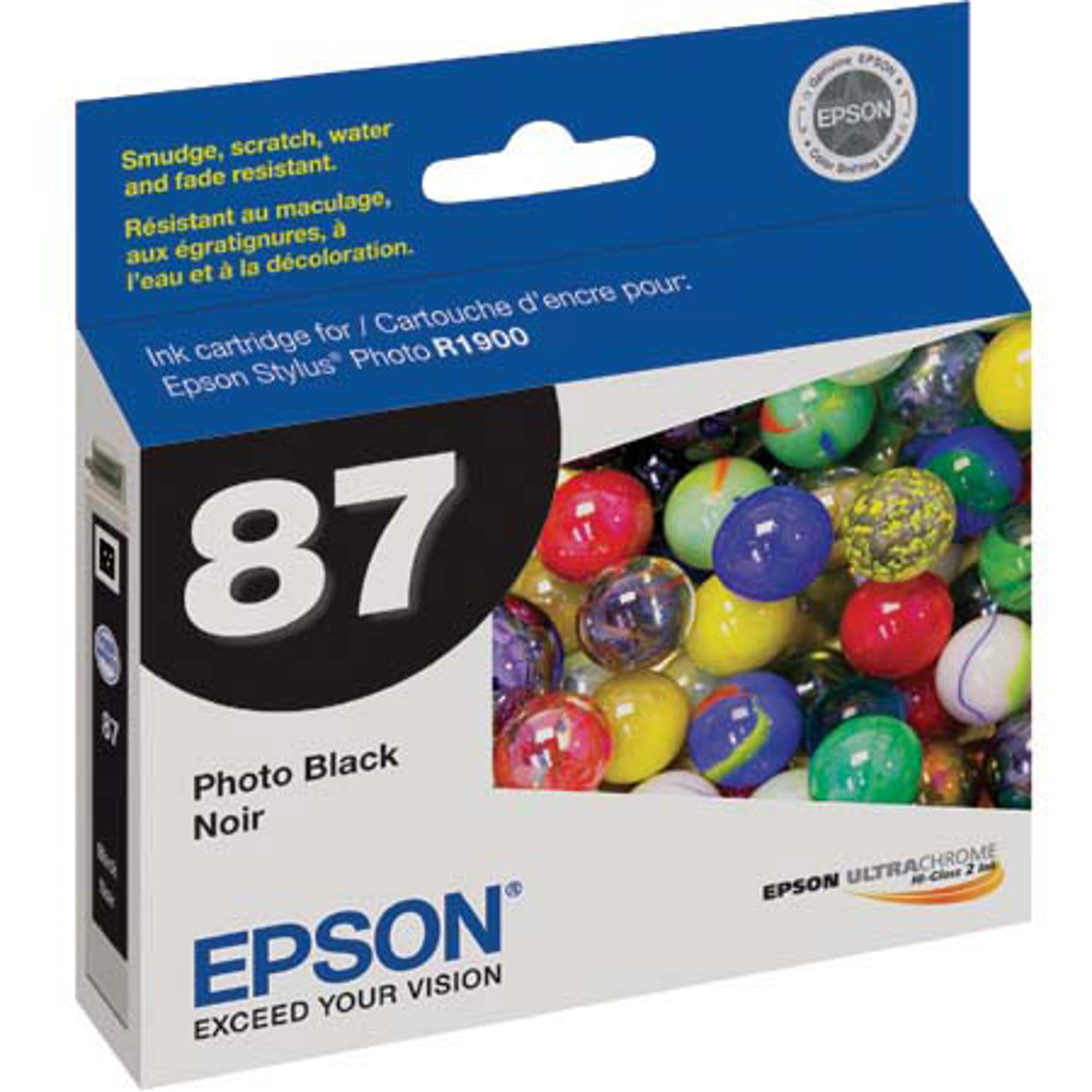 

Epson T087120 Cartridge for Stylus R1900, Photo Black