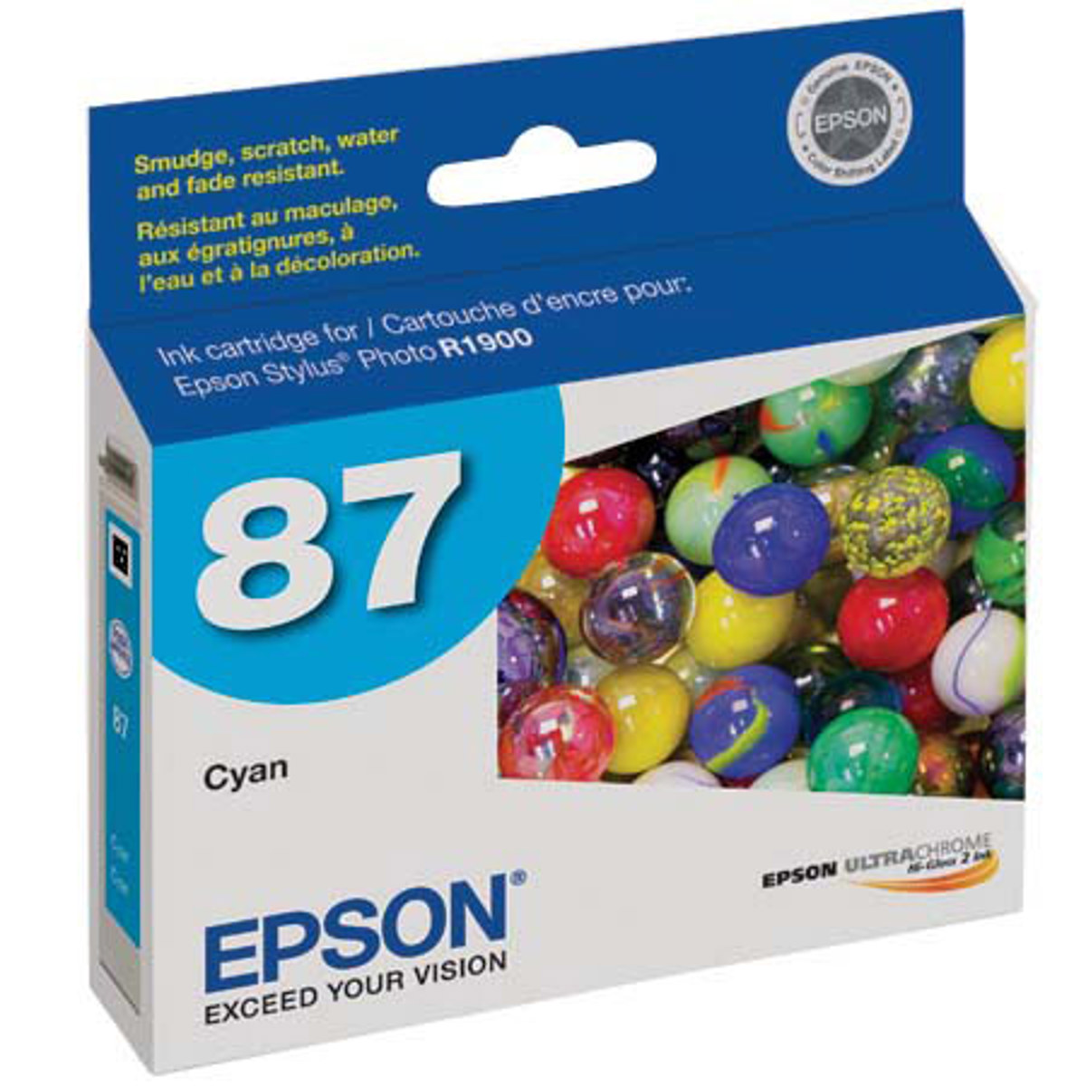

Epson T087220 Cartridge for Stylus R1900, Photo Cyan