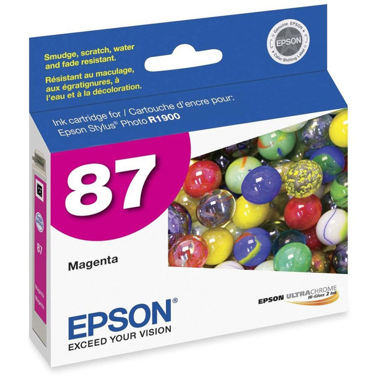 

Epson T087320 Cartridge for Stylus R1900, Magenta