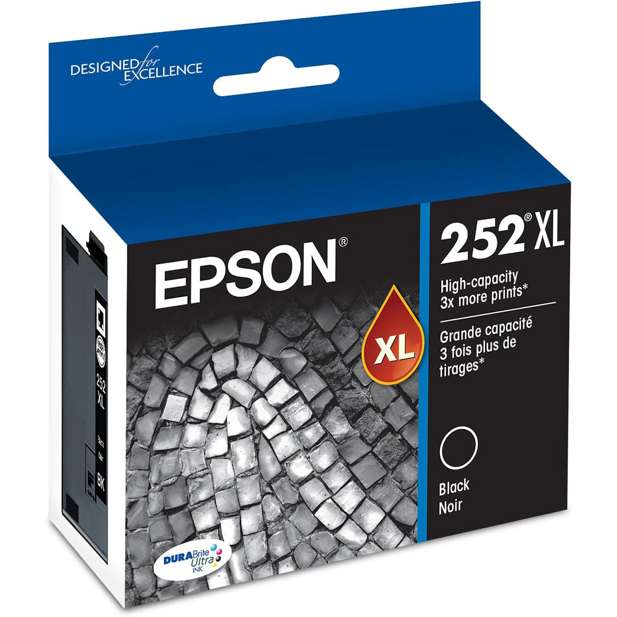 

Epson DURABrite Ultra XL T252XL High Black Ink Cartridge for WorkForce Printer