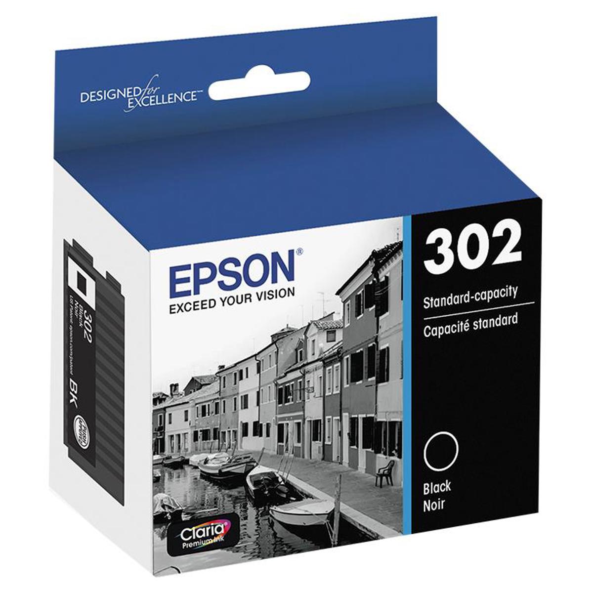 

Epson 302 Black Inkjet Cartridge with Sensor