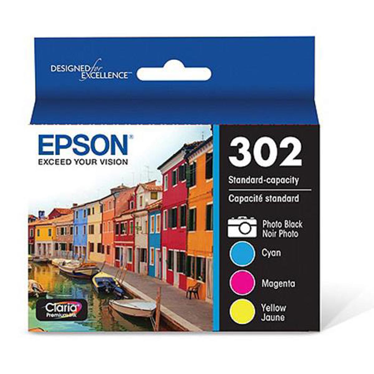 

Epson 302 Combo Inkjet Cartridge with Sensor