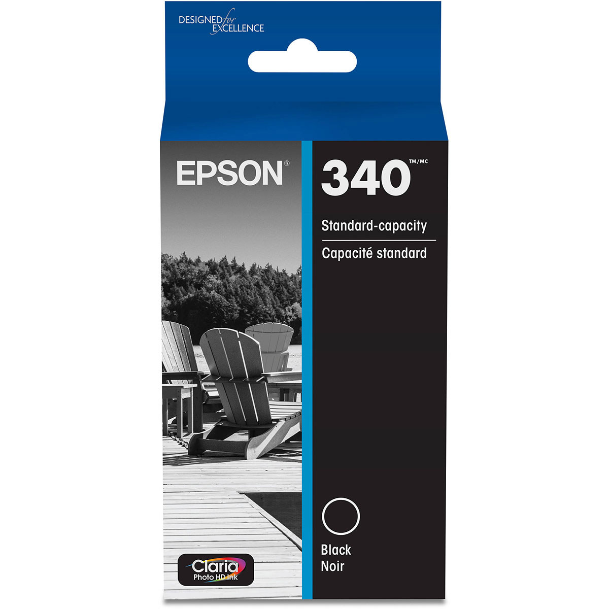 

Epson Claria Photo HD 340 Standard Capacity Black Ink Cartridge for XP8800