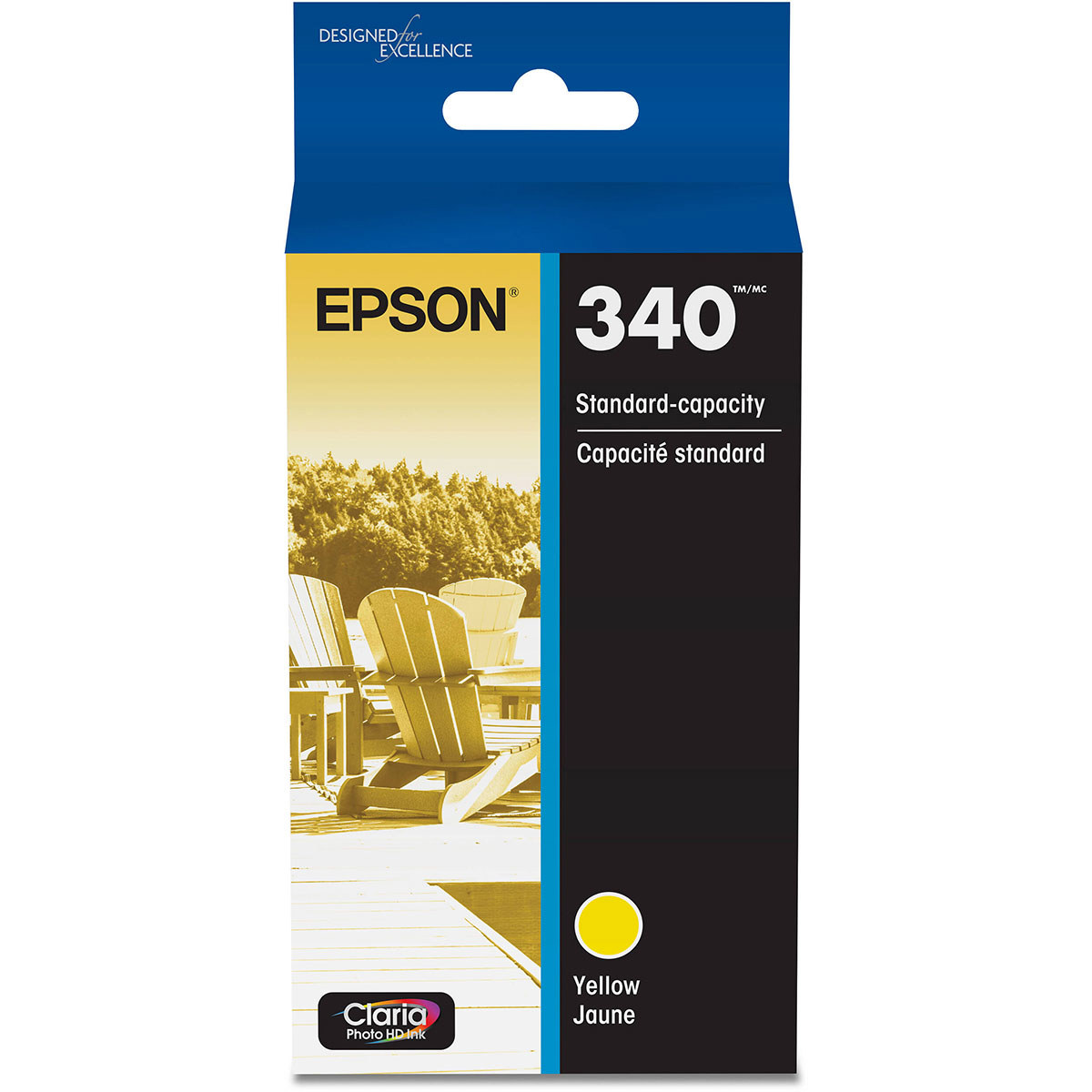 

Epson Claria Photo HD 340 Standard Capacity Yellow Ink Cartridge for XP8800
