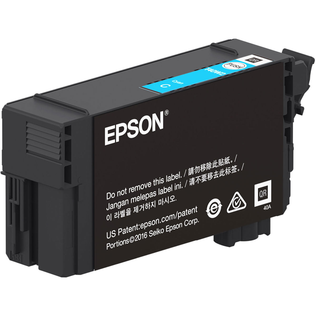 

Epson T40W UltraChrome XD2 50ml High-Capacity Ink Cartridge, Cyan