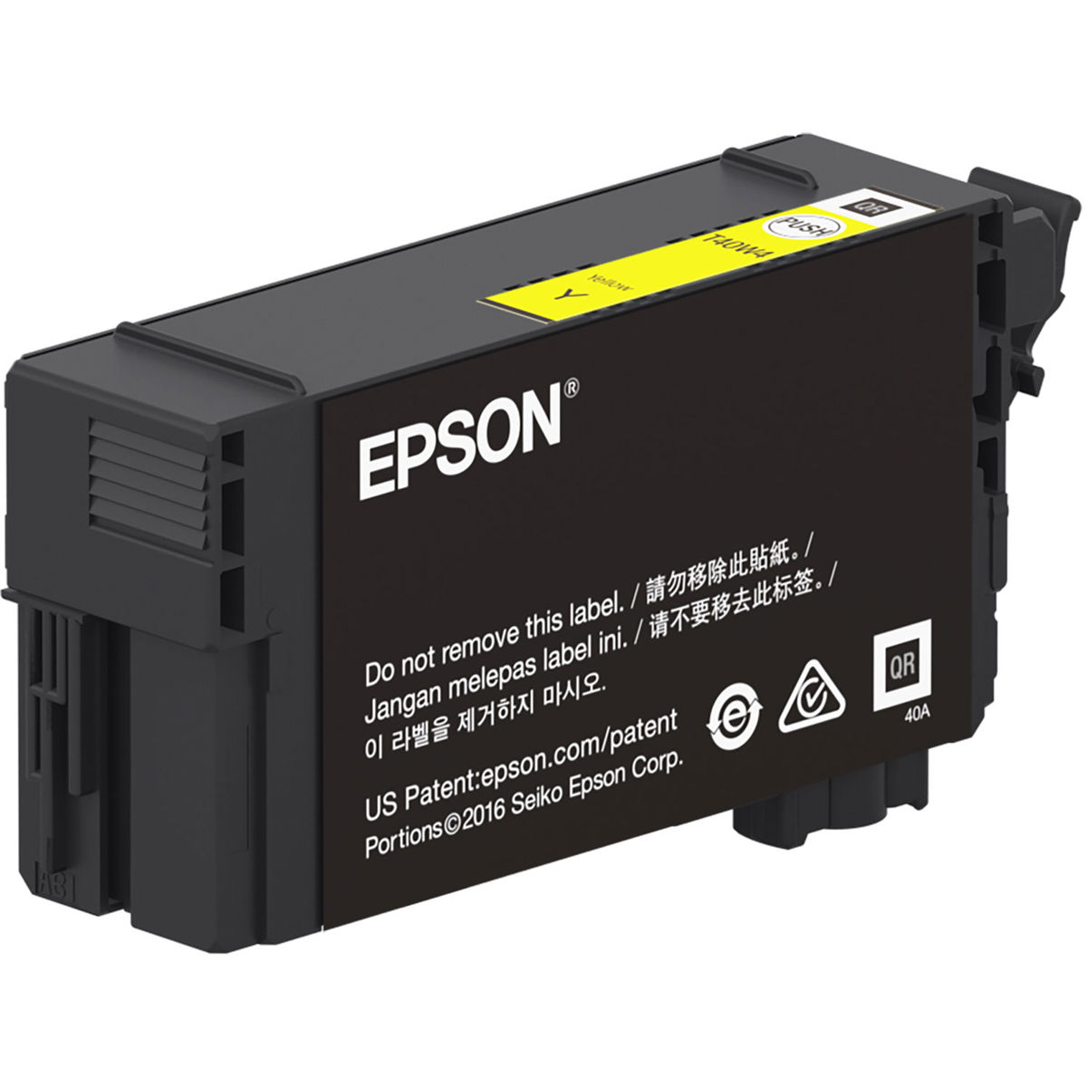 

Epson T40W UltraChrome XD2 50ml High-Capacity Ink Cartridge, Yellow