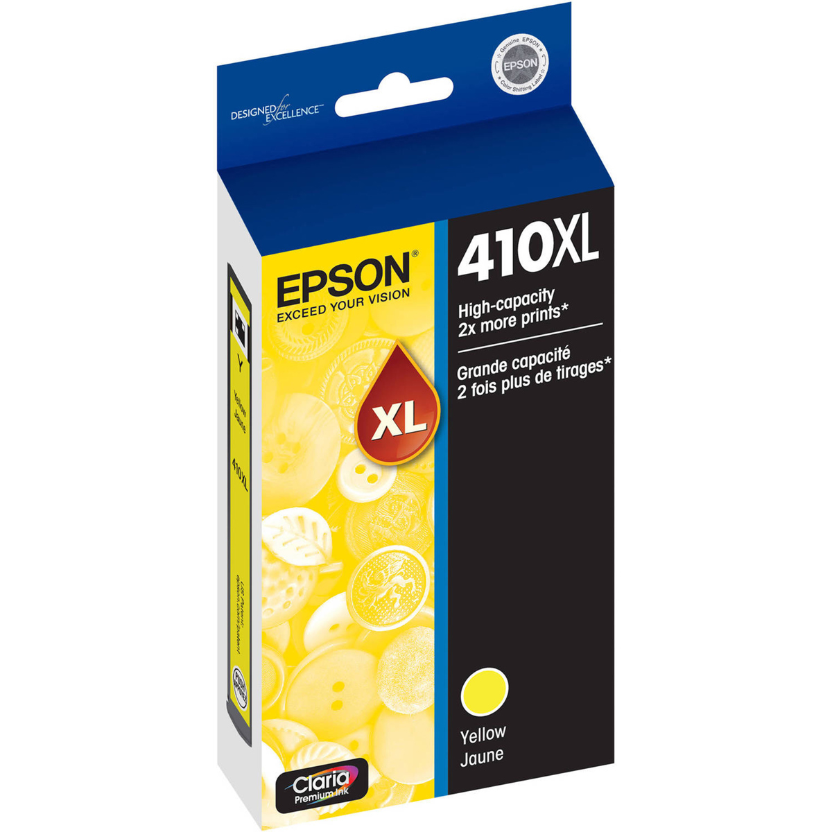 

Epson T410 Claria Premium High Capacity Yellow Dye Ink Cartridge
