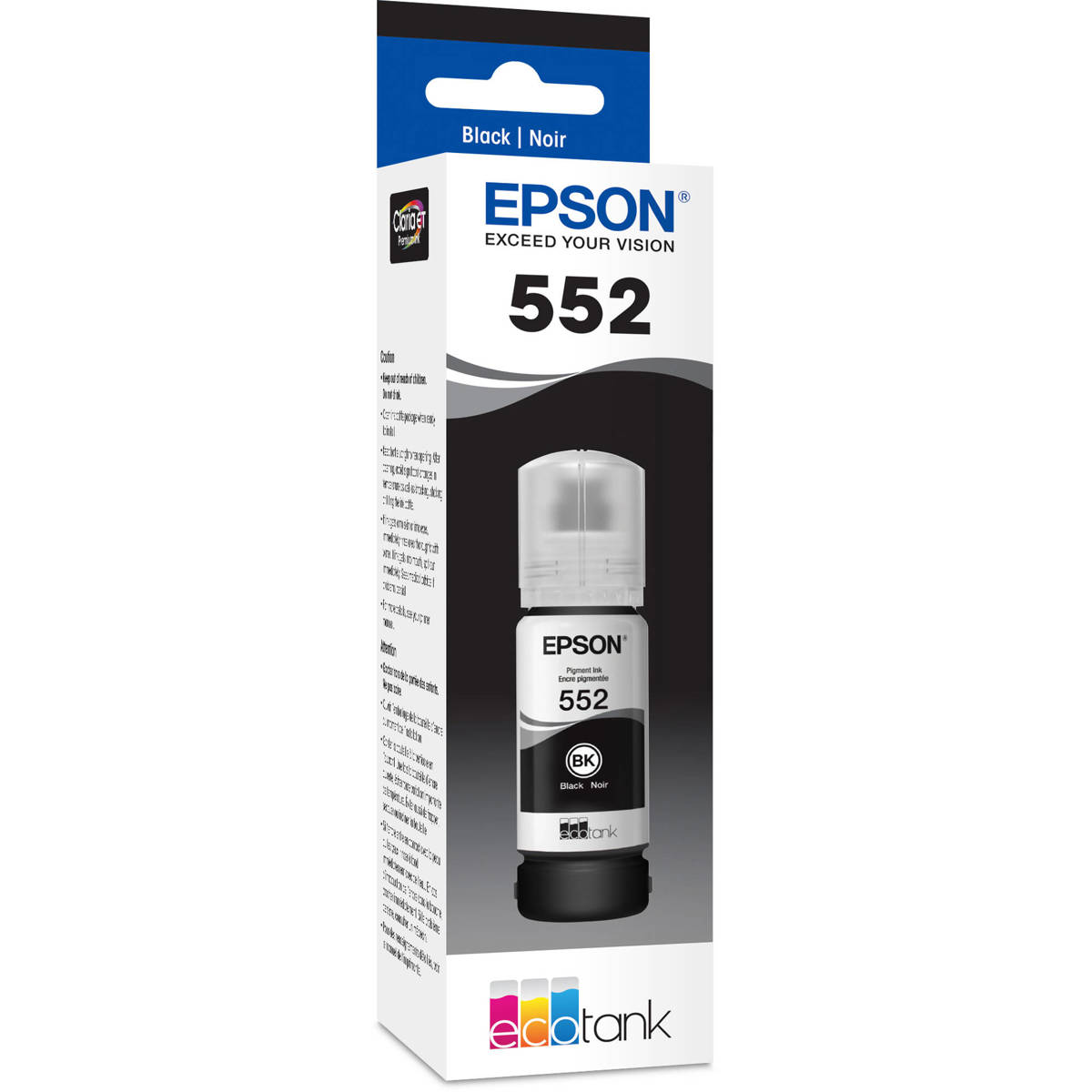 

Epson 552 Claria ET Premium 70mL Ink Bottle, Black