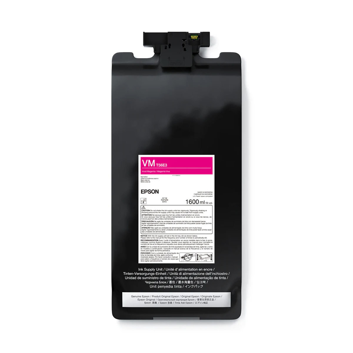 

Epson T56E UltraChrome PRO12 1.6L Ink Cartridge for SureColor P20570 64" Printer Vivid Magenta