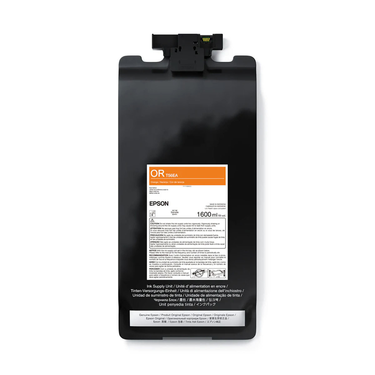 

Epson T56E UltraChrome PRO12 1.6L Ink Cartridge for SureColor P20570 64" Printer Orange