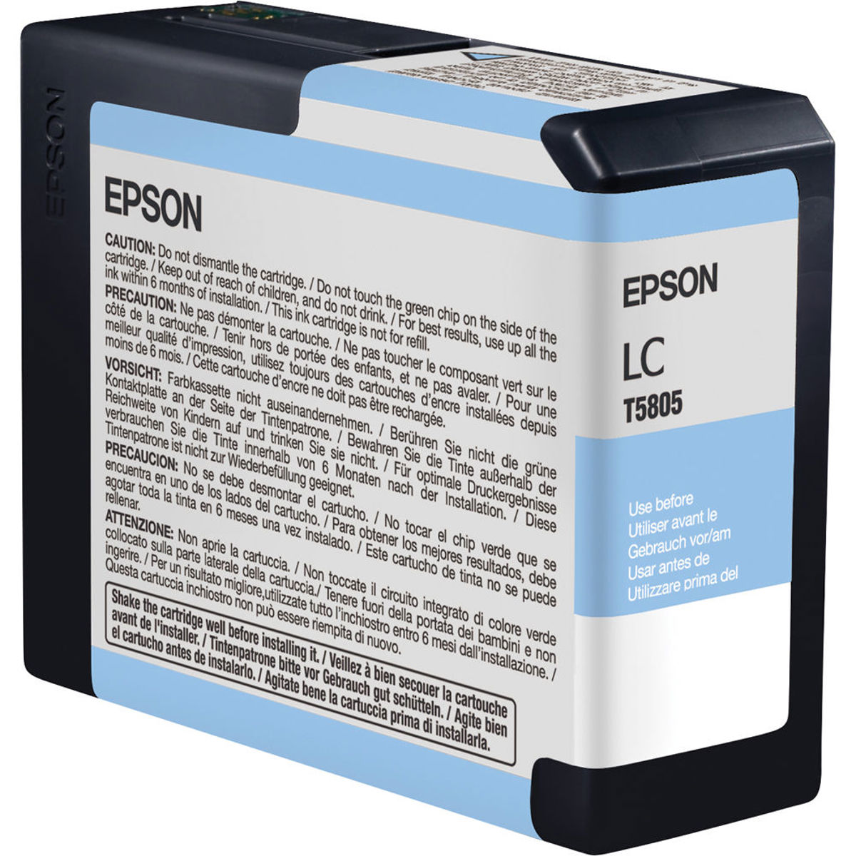 

Epson T580500 80ml Stylus Pro 3800 Light Cyan Cartridge